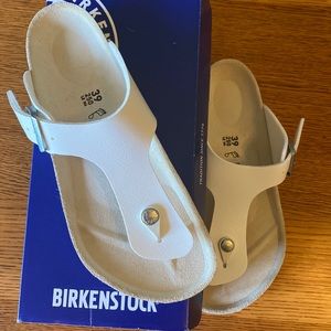 White Birkenstock, never worn